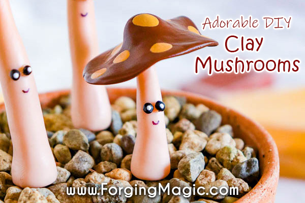 Clay Mushrooms DIY