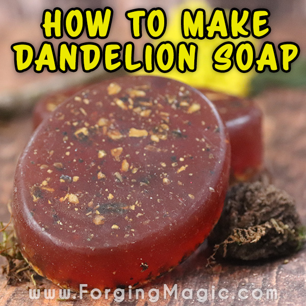Easy Turmeric and Dandelion Soap