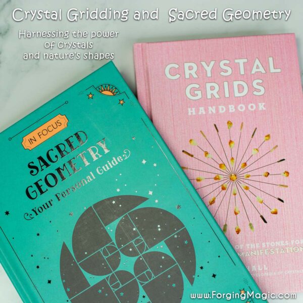Crystal gridding and sacred geometry for manifestation