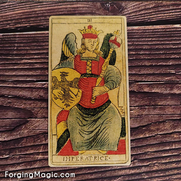L'Imperatrice Empress Card from Tarot de Marseille