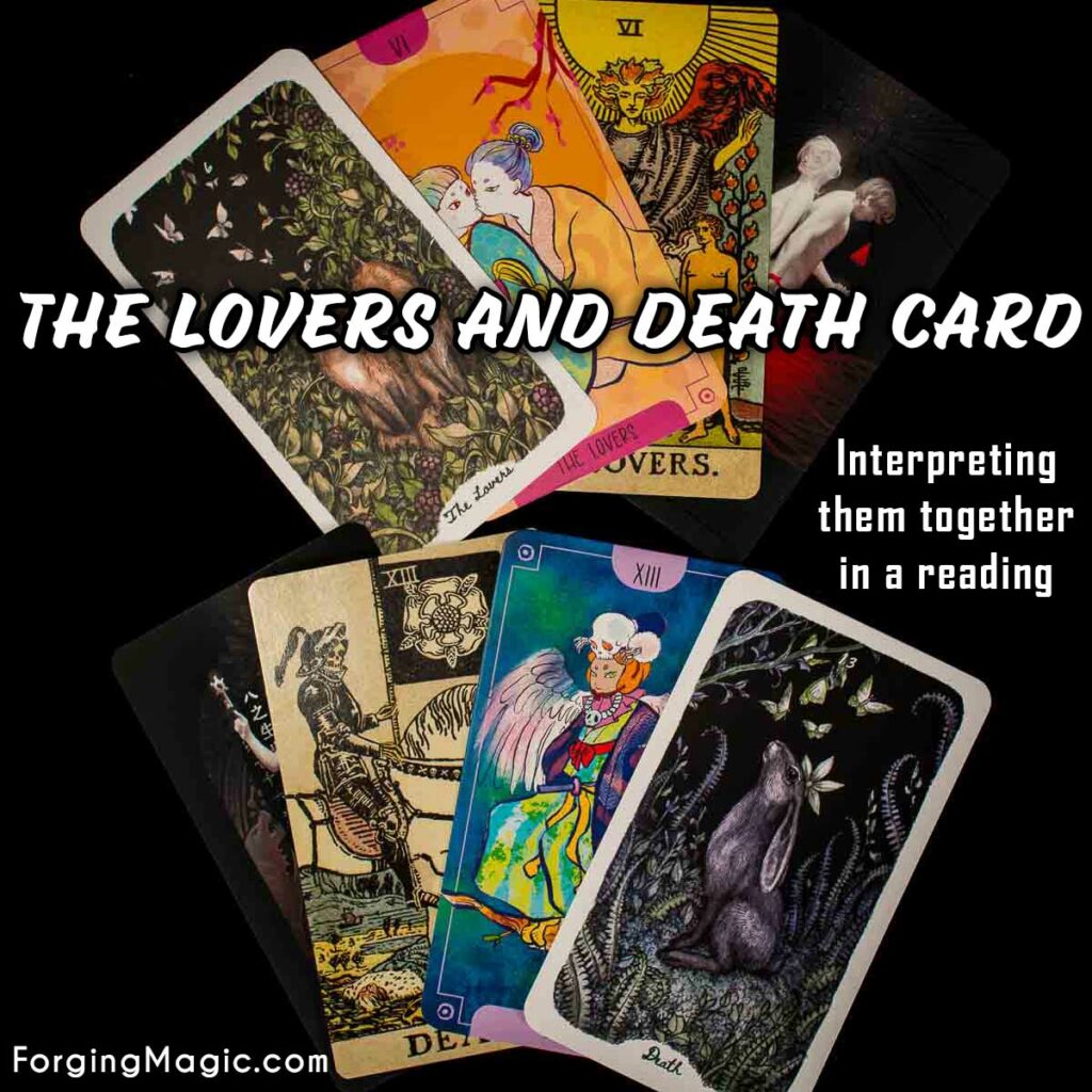 The Lovers and Death Card Meanings in Tarot Readings